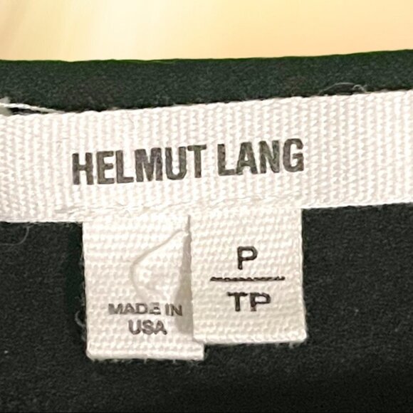 HELMUT Lang Sonar Wool Asymmetrical Black Dress Size P (XS) - Picture 14 of 15